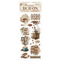 Stamperia - Coffee And Chocolate Collection - Rub On Transfers - Vintage Coffee Moments
