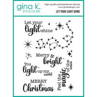 Gina K Designs - Clear Photopolymer Stamps - Let Your Light Shine