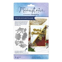 Hunkydory - Moonstone Dies - Festive Outline Foliage