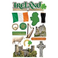 Paper House Productions - 3 Dimensional Cardstock Stickers - Ireland 2