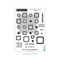 Concord and 9th - Clear Photopolymer Stamps - Granny Square Turnabout