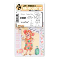 Art Impressions - Die and Clear Photopolymer Stamp Sets - Cruisin' Carol