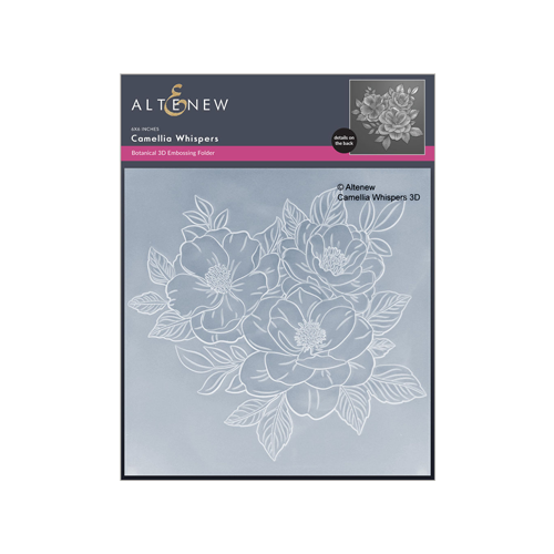 Altenew - 3D Embossing Folder - Camellia Whispers