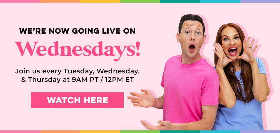 Join us Live Every Tuesday, Wednesday, and Thursday!