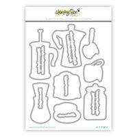 Honey Bee Stamps - Hello Harvest Collection - Honey Cuts - Steel Craft Dies - Rise and Grind