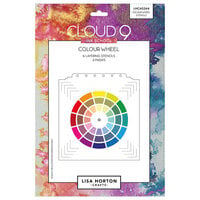 Lisa Horton Crafts - Ink School Collection - Layering Stencils - Color Wheel