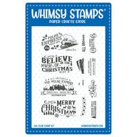 Whimsy Stamps - Clear Photopolymer Stamps - Terrific Tickets Believe