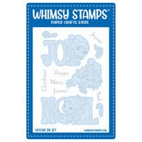 Whimsy Stamps - Dies - Christmas Greetings Fairies Outline