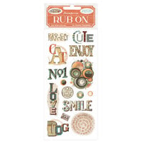 Stamperia - Furry Friends Collection - Rub On Transfers - Writings
