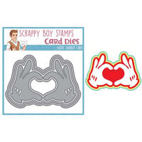 Scrappy Boy Stamps - Dies - Glove Shaker