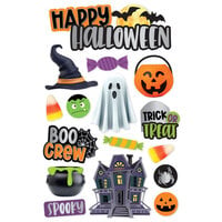 Paper House Productions - 3 Dimensional Cardstock Stickers - Happy Halloween