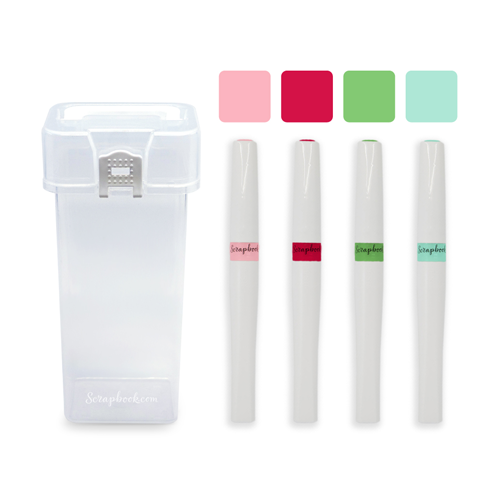 Scrapbook.com - Lustre Brush and Marker Case Bundle