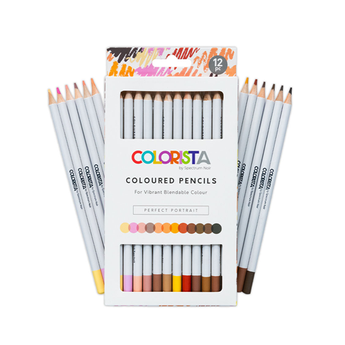 Colorista - Coloured Pencils - Perfect Portrait - 12 Piece Set
