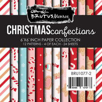 Brutus Monroe - Sweet Holiday Collection - 6 x 6 Paper Pack - Christmas Confections
