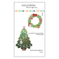 Alex Syberia Designs - Dies - Festive Tree And Wreath