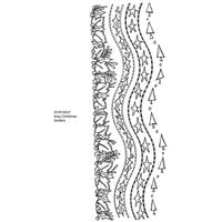Stampers Anonymous - Dylusions - Cling Mounted Rubber Stamps - Long Christmas Borders