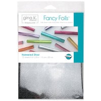 Gina K Designs - Fancy Foils - 6 x 8 - Hammered Silver