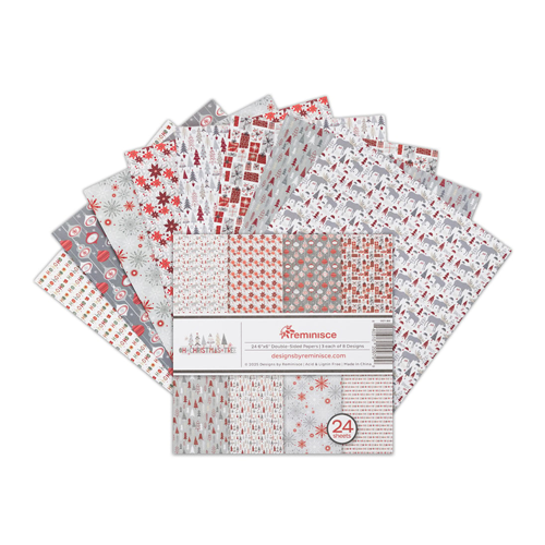 Reminisce - 6 x 6 Paper Pack - Oh Christmas Tree