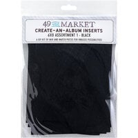 49 and Market - Create-An-Album Collection - Inserts - Assortment 1 - Black