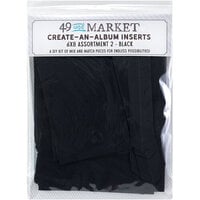 49 and Market - Create-An-Album Collection - Inserts - Assortment 2 - Black