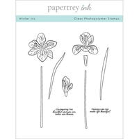 Papertrey Ink - Clear Photopolymer Stamps - Winter Iris