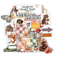 Pretty Little Studio - Ginger Snap Collection - Die-Cuts - Potpourri Mix