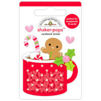 Doodlebug Design - Oh What Fun Collection - Cardstock Stickers - Shaker-Pops - Heartwarming