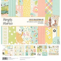 Simple Stories - Say Cheese Classic Pooh Baby Collection - 12 x 12 Collection Kit