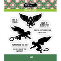 Brutus Monroe - Bubbles and Broomstick Collection - Clear Photopolymer Stamps - Skybound Sentry