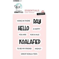 Creative Craftlab By Studio Light - Essentials Collection - Clear Photopolymer Stamps - Koalified