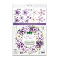 Katy Sue Designs - 3D Die-Cut Flowers and Leaves - Dusky Violet Blooms
