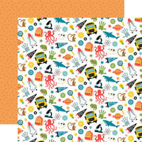 Echo Park - Field Trip Collection - 12 X 12 Double Sided Paper - Field Trip Elements