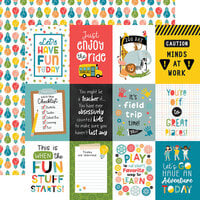 Echo Park - Field Trip Collection - 12 X 12 Double Sided Paper - 3 X 4 Journaling Cards