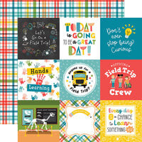 Echo Park - Field Trip Collection - 12 X 12 Double Sided Paper - 4 X 4 Journaling Cards