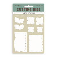 Stamperia - Quiet Days Collection - Dies - Notes and Flowers