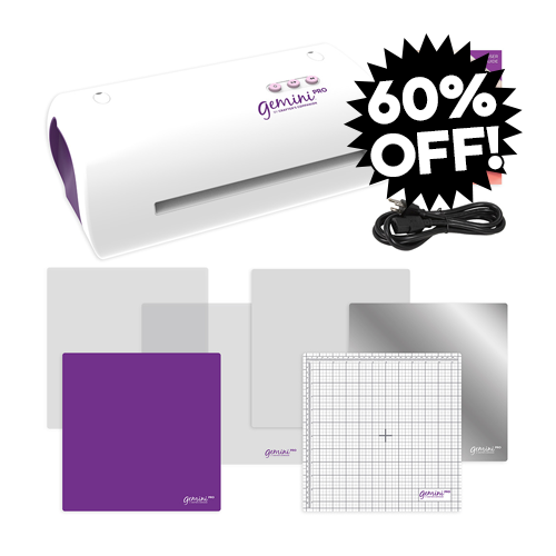 Crafter's Companion - Gemini Pro - Die-Cutting and Embossing Machine - 12 x 12 Platform