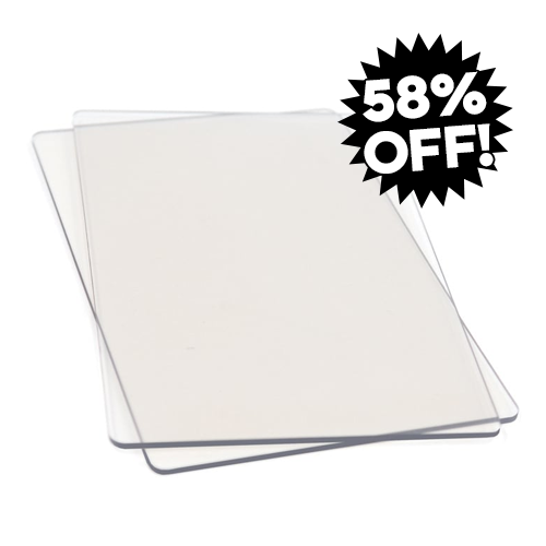 Sizzix - Cutting Pads - Standard - 1 Pair - Clear