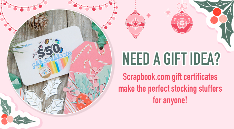 Gift Certificates from Scrapbook.com