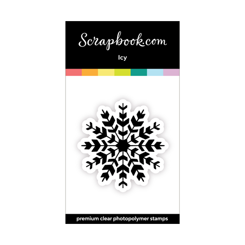 Scrapbook.com - Clear Photopolymer Stamp Set - Icy Snowflake
