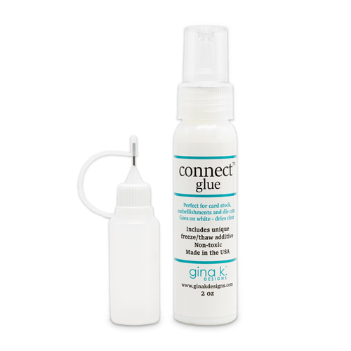 Gina K Designs - 2 oz Connect Glue and Fine Tip Bottle