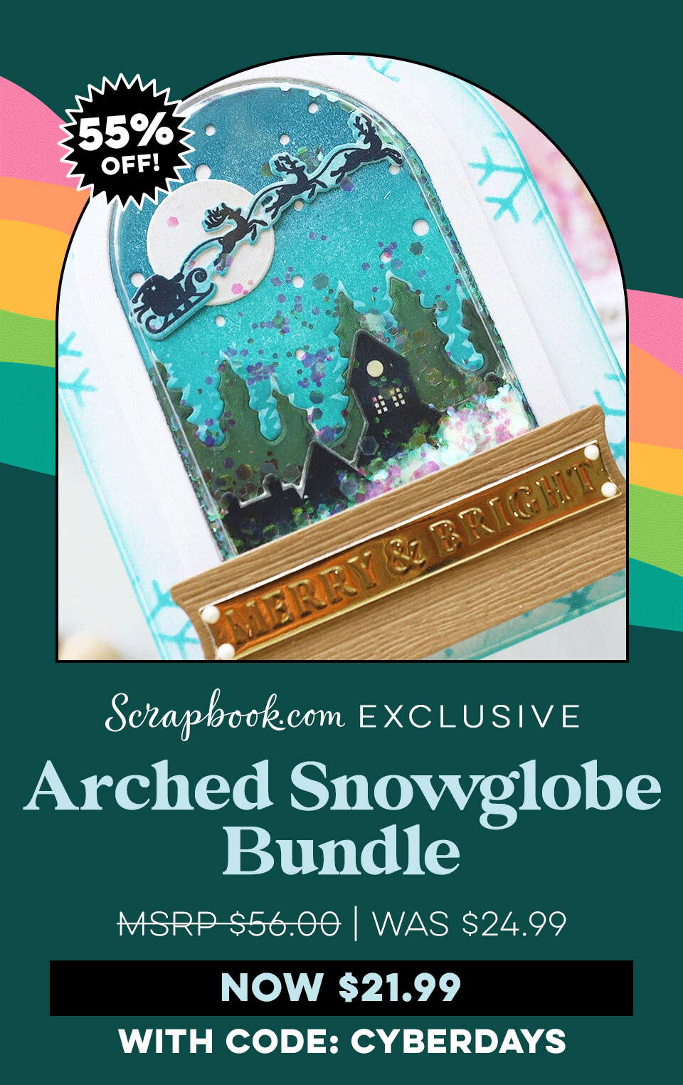 Arched Snowglobe Bundle Was $56.00 Now $24.99
