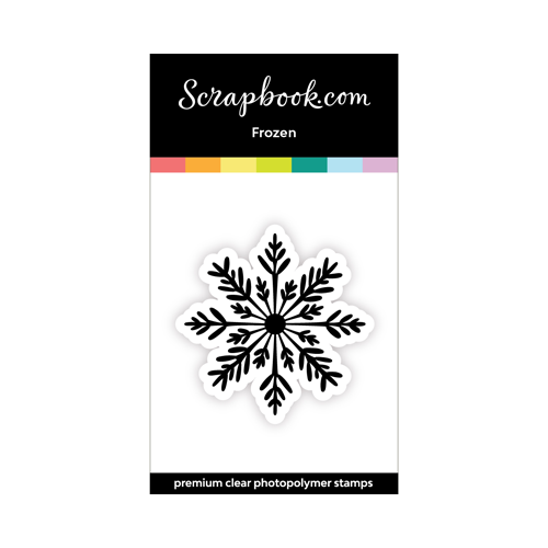 Scrapbook.com - Clear Photopolymer Stamp Set - Frozen Snowflake