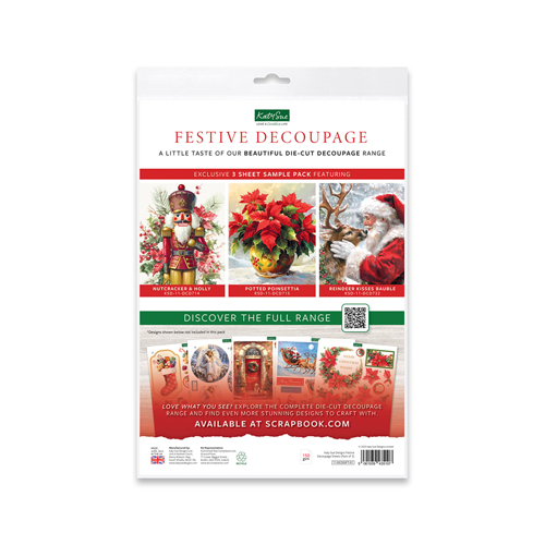 Katy Sue Designs - 3D Die Cut Decoupage Layers - Festive 