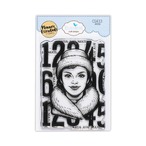 Elizabeth Craft Designs - Winter Wanderlust Collection - Clear Photopolymer Stamps - Anna