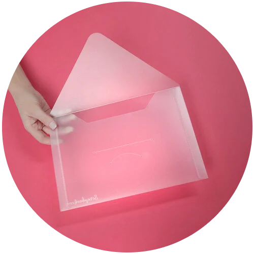 Scrapbook.com - Storage Envelope - Plastic - 6 x 8.75 - Medium - 1 Single