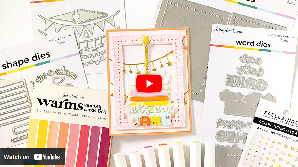 How to Make a Birthday Card with Sparkle | Card Making Tutorial