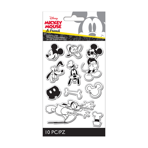 EK Success - Disney Collection - Clear Silicone Stamps - Mickey and Friends