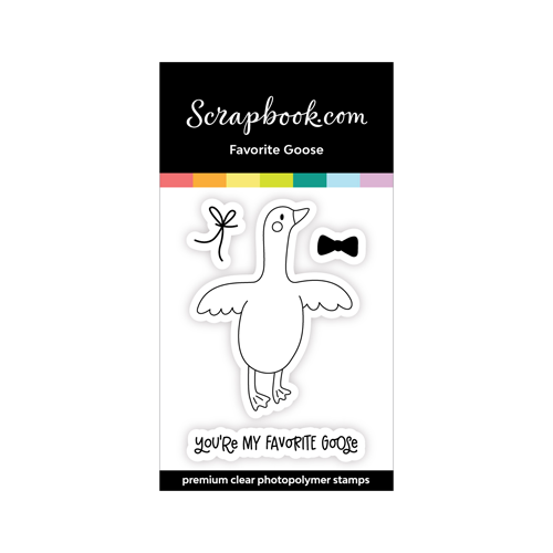 Scrapbook.com - Clear Photopolymer Stamp Set - Favorite Goose