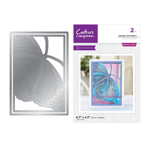 Crafter's Companion - Taking Flight Collection - Metal Dies - Admiral Butterfly