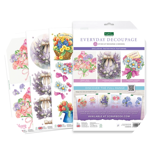 Katy Sue Designs - 3D Die Cut Decoupage Layers - Everyday
